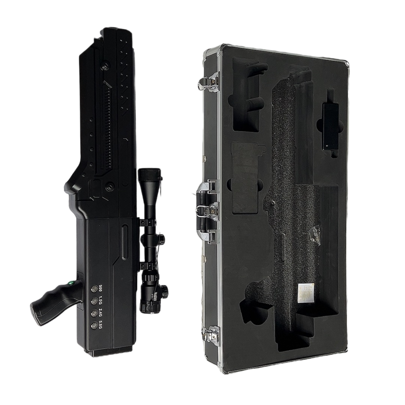  雄关区手持便携式枪型低空防御反制四通道A型